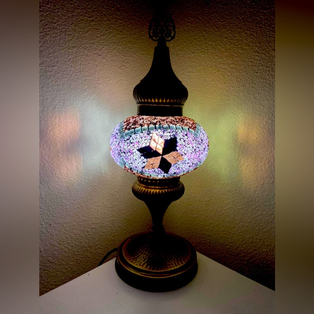 Handmade Turkish table lamp